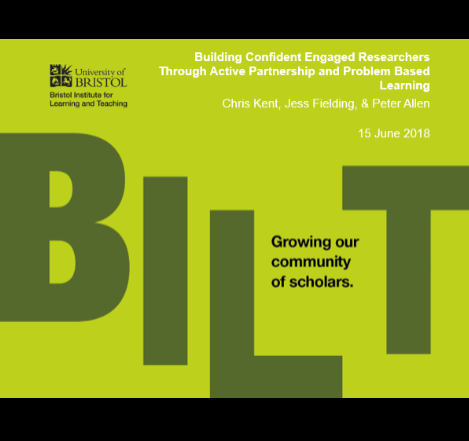 Building confidence and engaged researchers through active partnership and problem-based learning