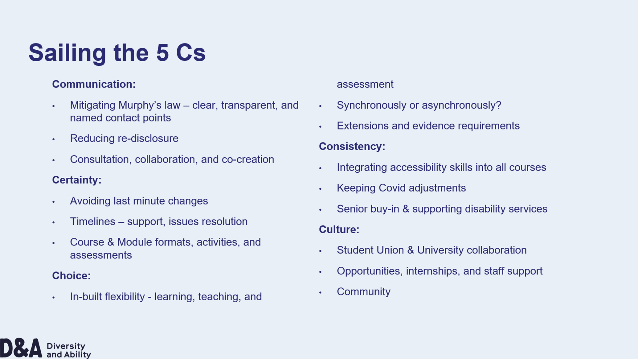 Report on the Accessibility and Blended Learning Conference