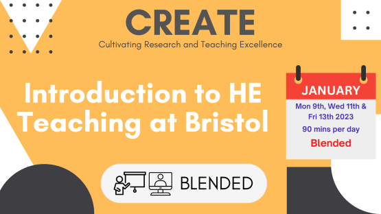 January Mon 9th, Wed 11th & Fri 13th 2023 90 mins per day Blended