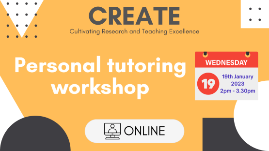 Personal tutoring workshop