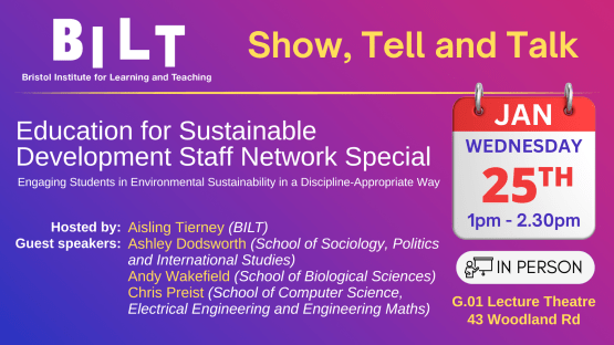 Engaging Students in Environmental Sustainability in a Discipline-Appropriate Way