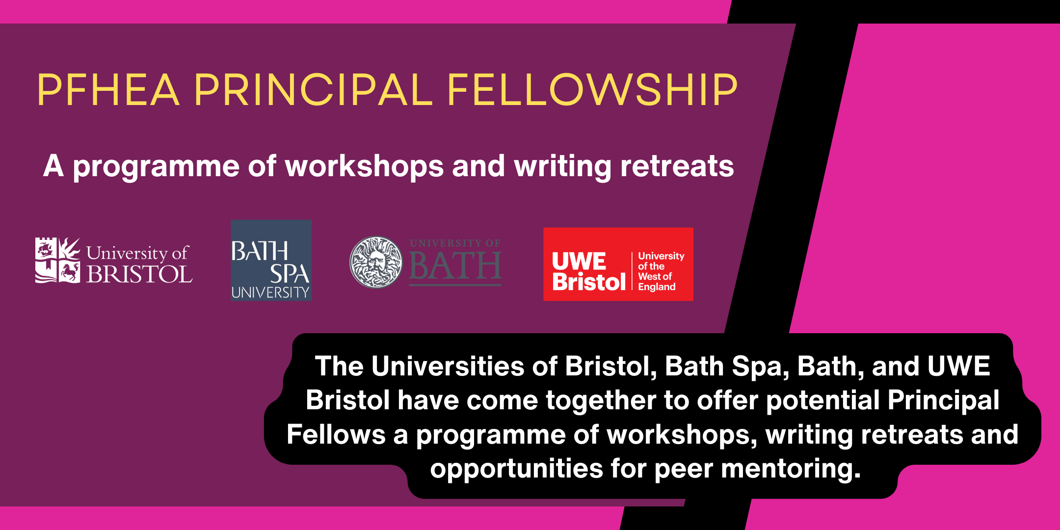 Calling all potential Principal Fellows! 