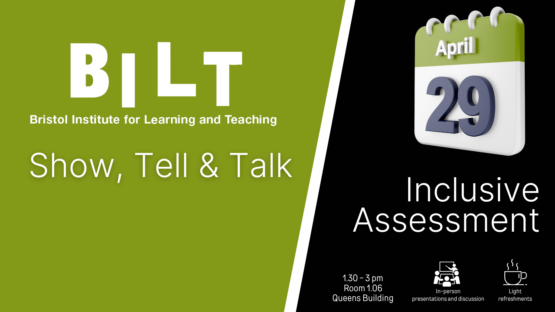 Show, Tell and Talk: Inclusive Assessment