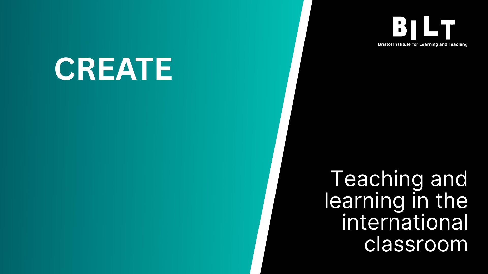 Teaching and learning in the international classroom